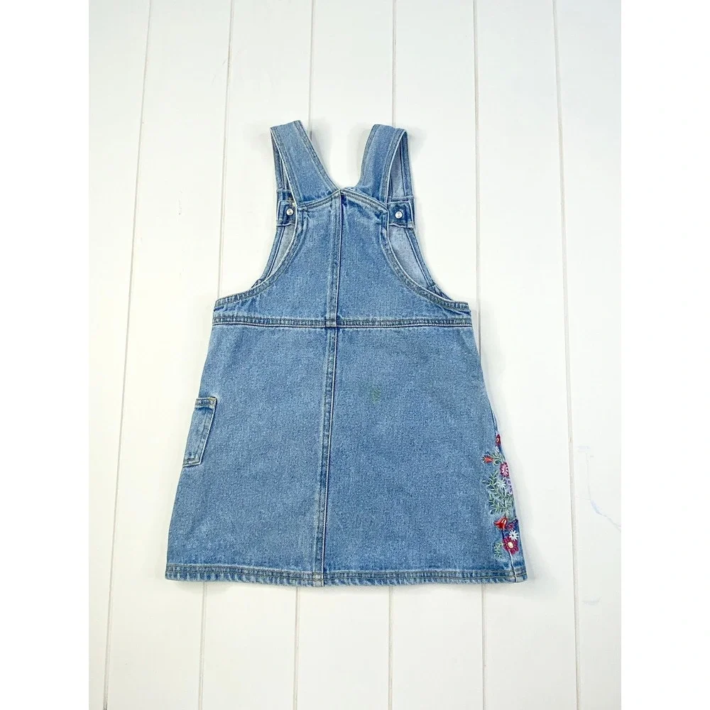 Vintage Mickey & Co Minnie Mouse‎ Denim Overall Dress, Size 6X